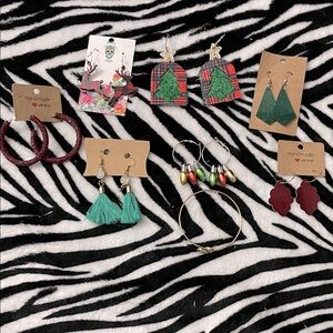 Holiday Earrings & bracelet Set